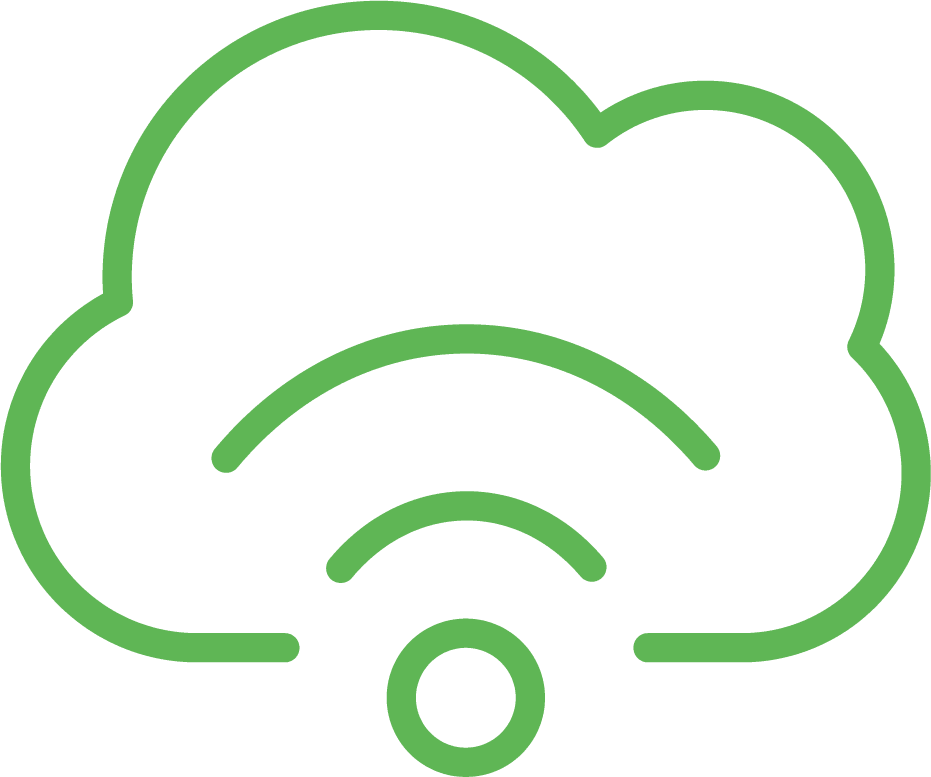 Connectivity green icon